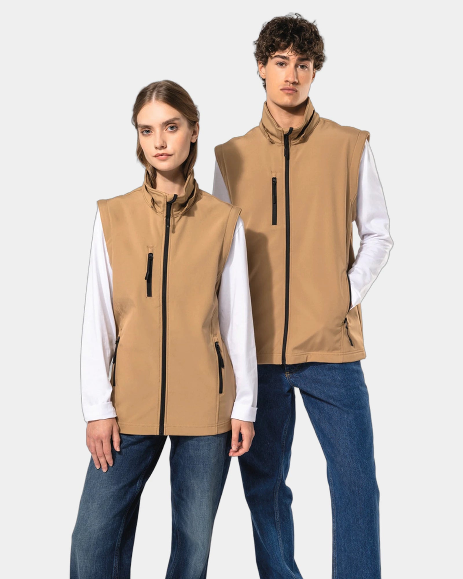 Softshell jas 3-laags met afneembare om te personaliseren - 1